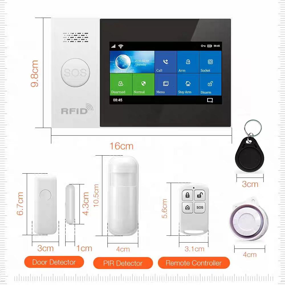 TDS-3386 Manual Roller Shutter Alarm System